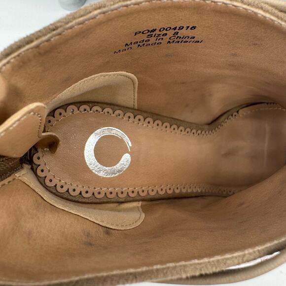 NEW Journee Collection Women’s Samara High Heel Ankle Boots Taupe Size 8.5 - Picture 6 of 10